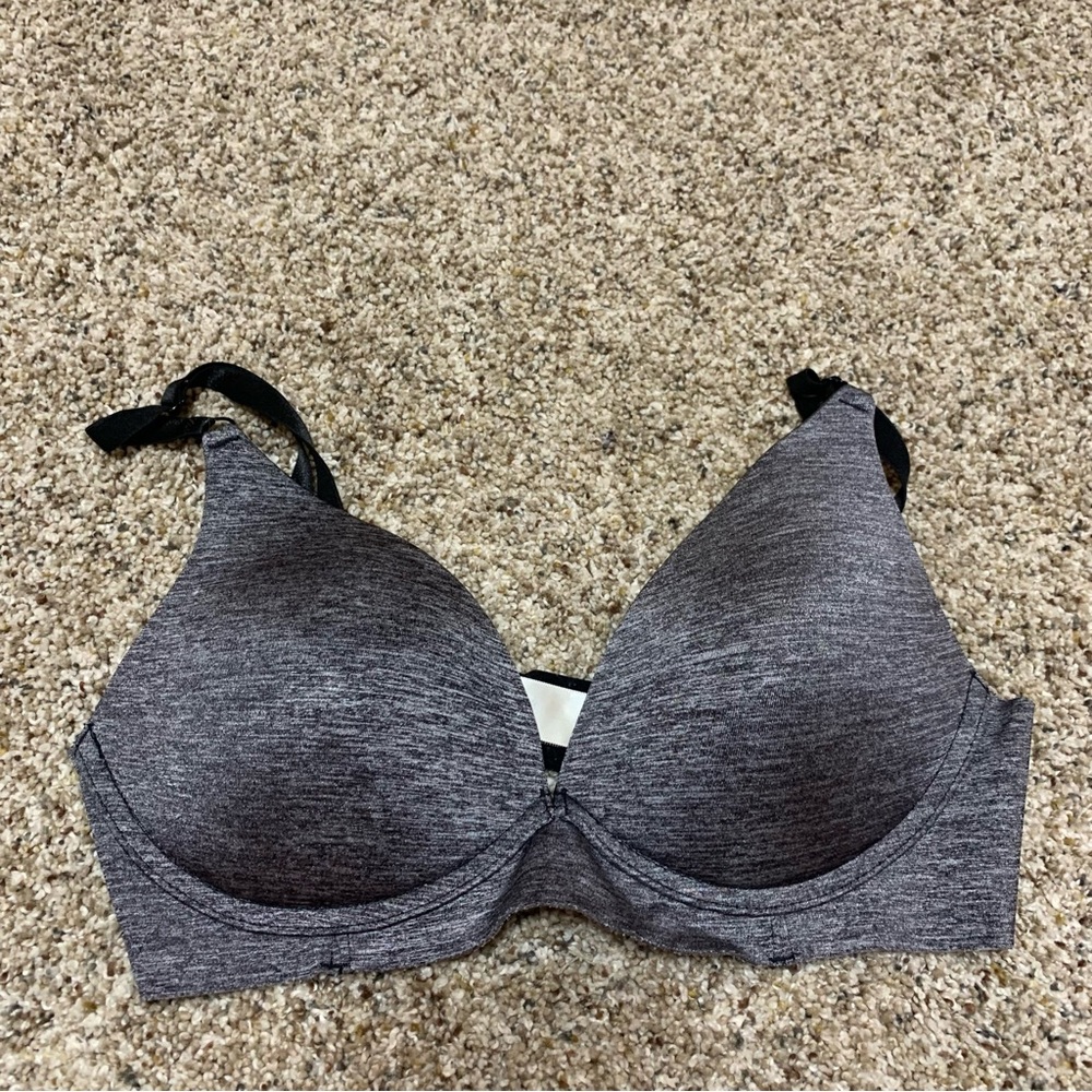 Women’s Rafaela Sight Push-Up Wire-Free Size 34B Grey Bra